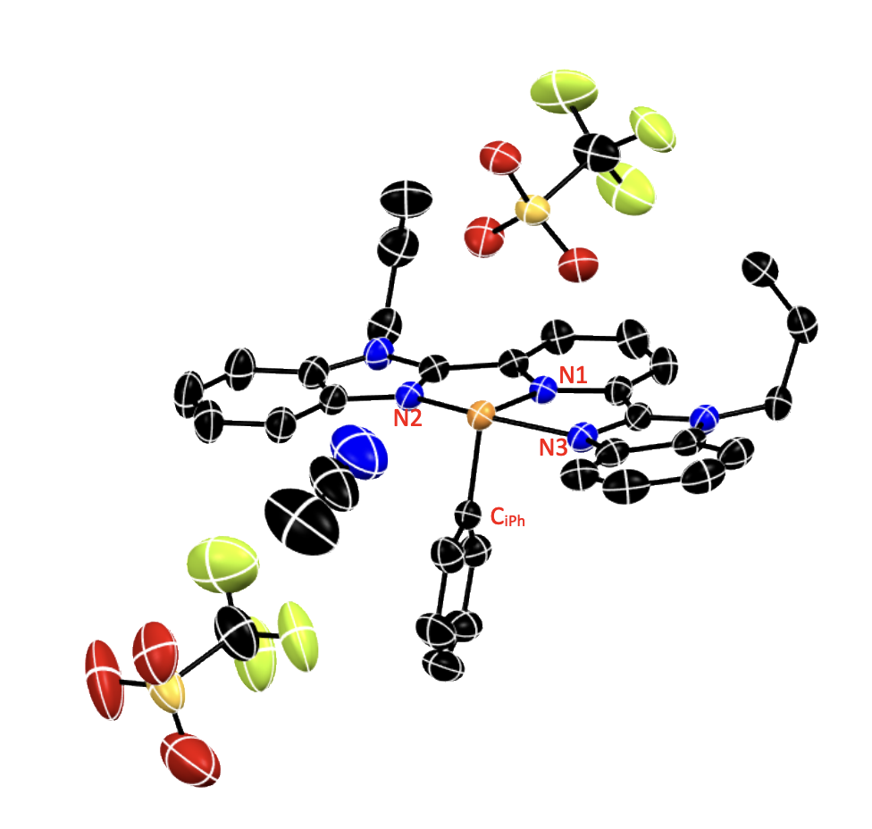 Molecular structure from XRD